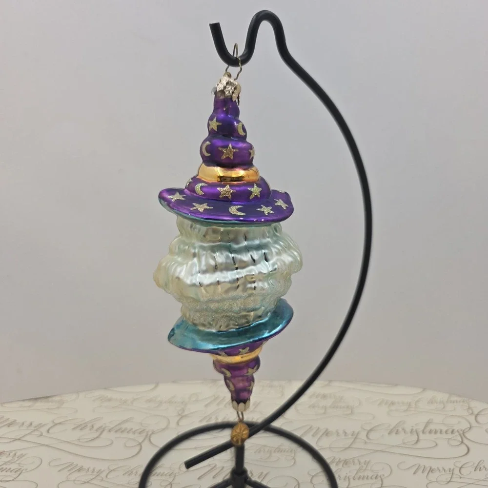 2000 Christopher Radko Good Witch Bad Witch Halloween Ornament 00-119-0 VTG 7